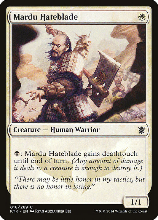 Mardu Hateblade [Khans of Tarkir] (16)