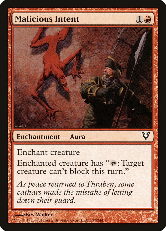 Malicious Intent [Avacyn Restored] (147)