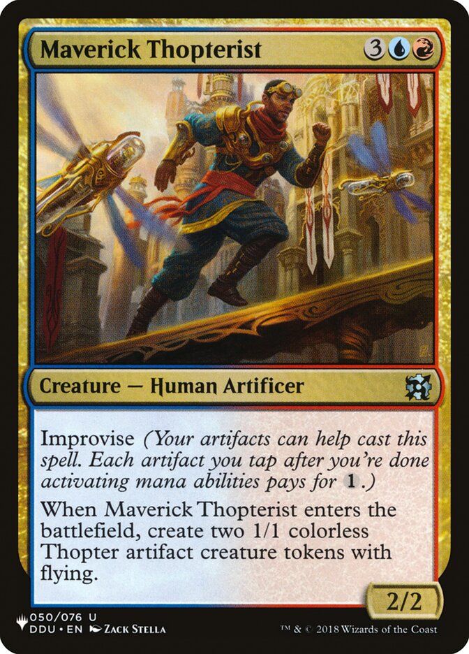 Maverick Thopterist [The List] (DDU-50)