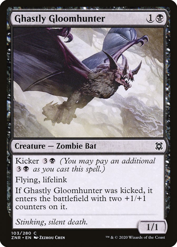 Ghastly Gloomhunter [Zendikar Rising] (103)