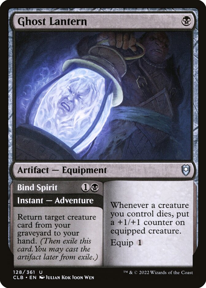Ghost Lantern // Bind Spirit [Commander Legends: Battle for Baldur's Gate] (128)