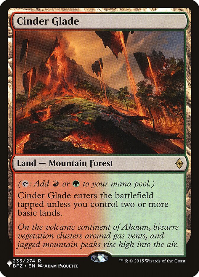 Cinder Glade [The List] (BFZ-235)