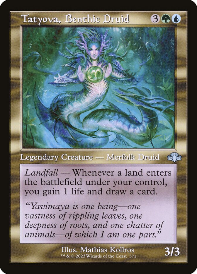 Tatyova, Benthic Druid [Dominaria Remastered] (371)