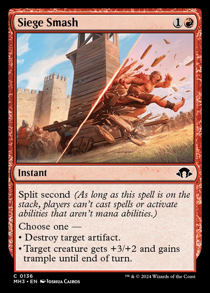 Siege Smash [Modern Horizons 3] (136)
