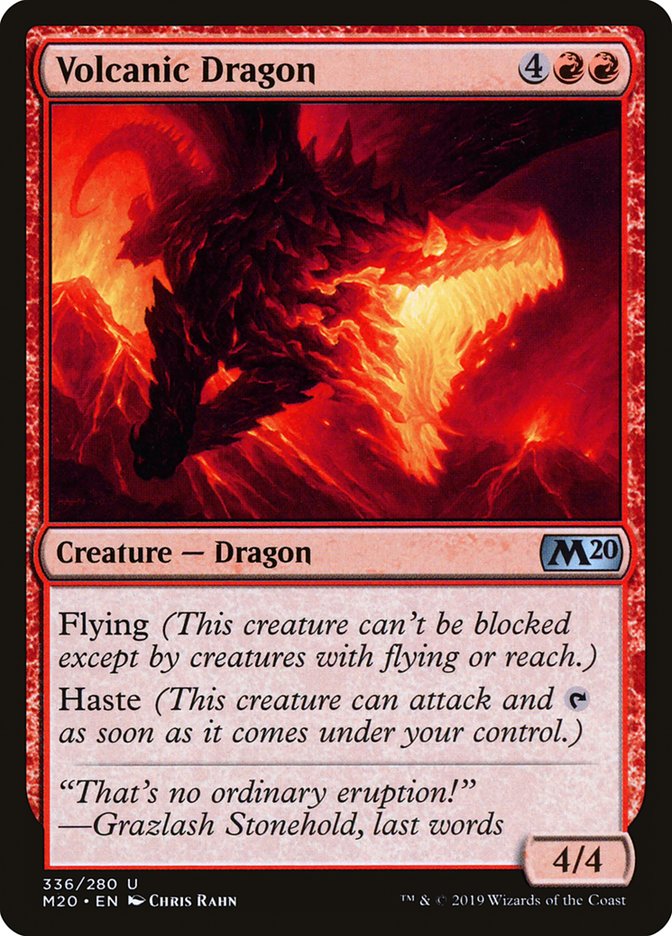 Volcanic Dragon [Core Set 2020] (336)