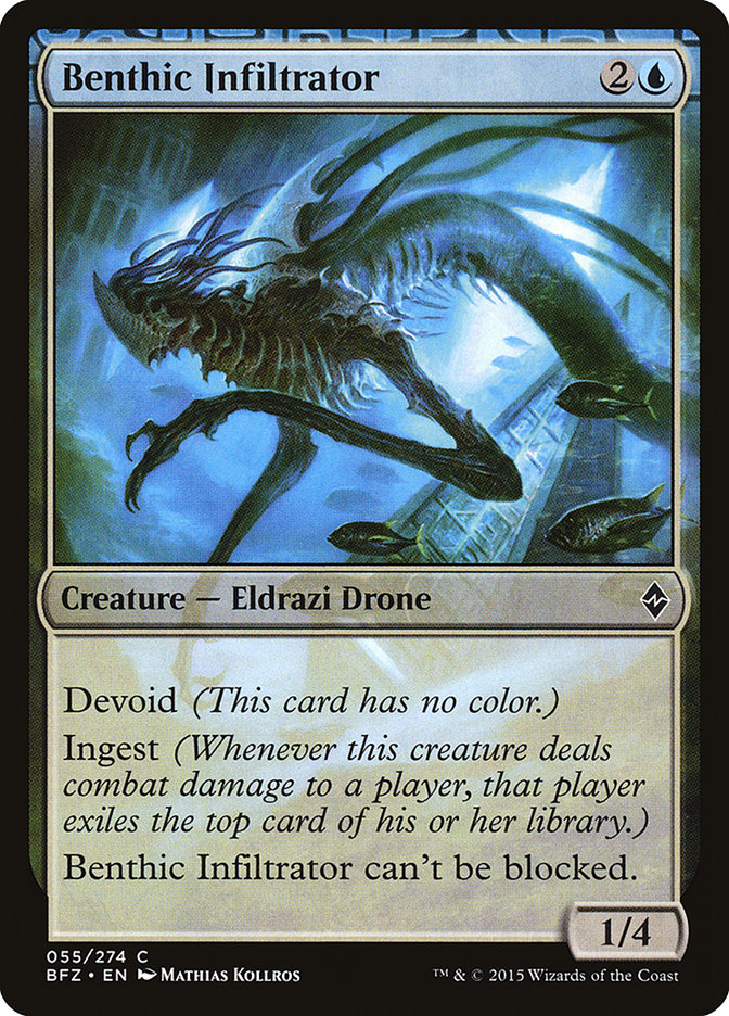 Benthic Infiltrator [Battle for Zendikar] (55)