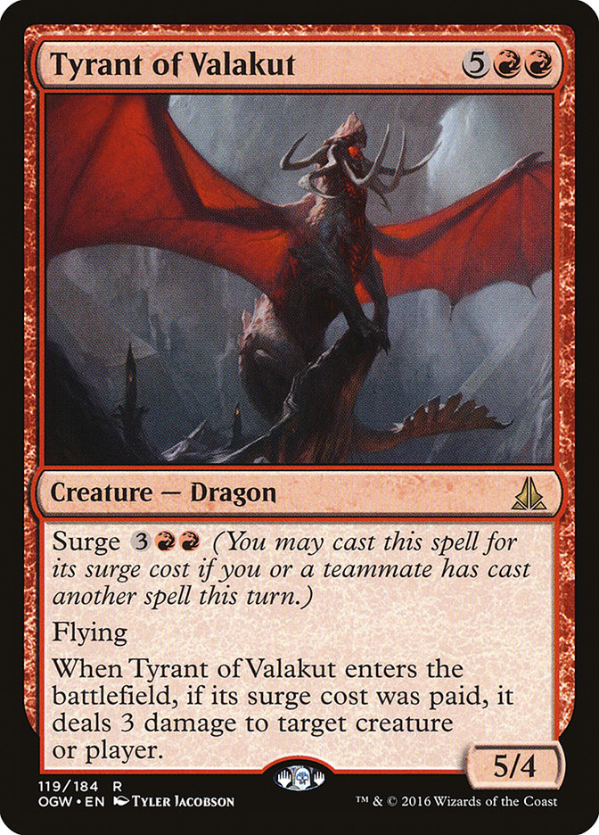Tyrant of Valakut [Oath of the Gatewatch] (119)