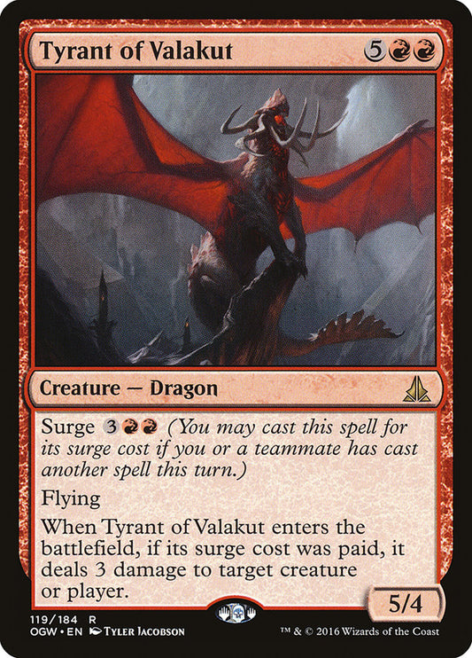 Tyrant of Valakut [Oath of the Gatewatch] (119)