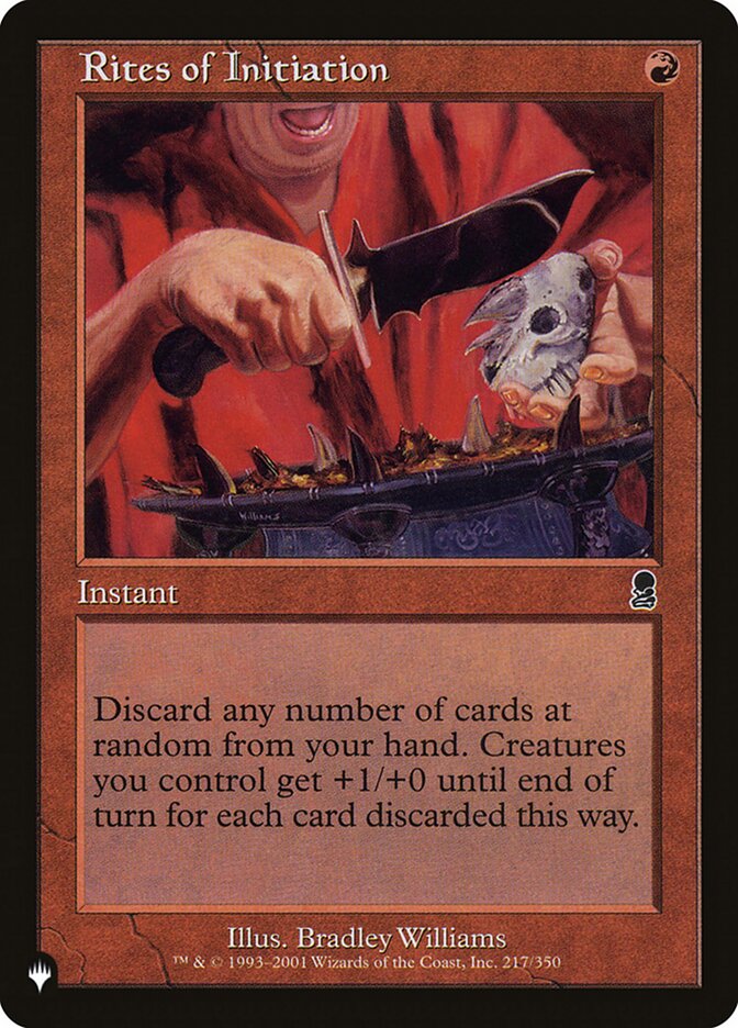 Rites of Initiation [The List] (ODY-217)