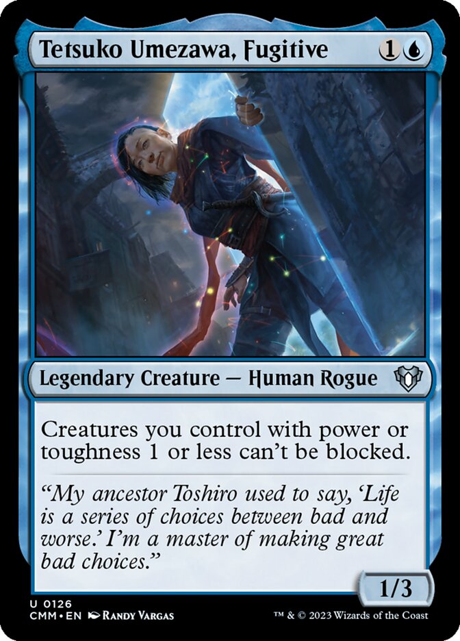Tetsuko Umezawa, Fugitive [Commander Masters] (126)