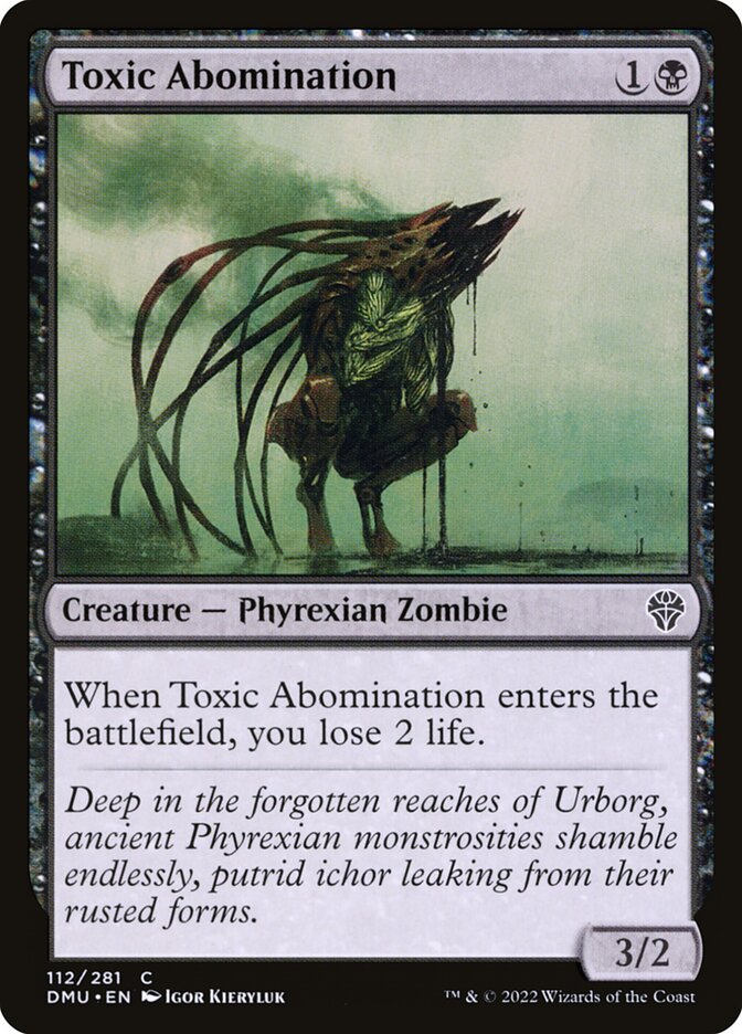 Toxic Abomination [Dominaria United] (112)