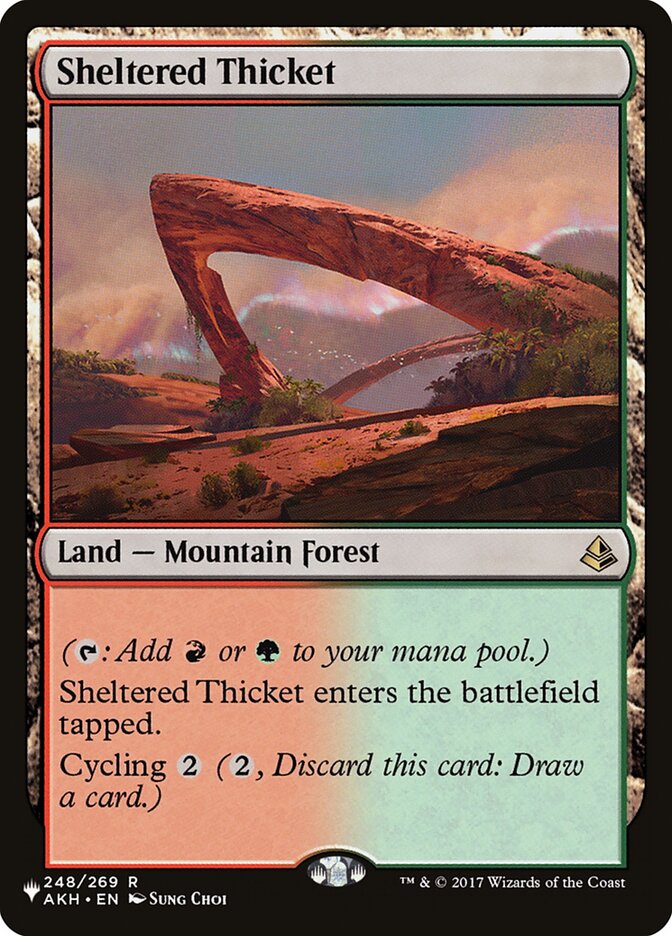 Sheltered Thicket [The List] (AKH-248)