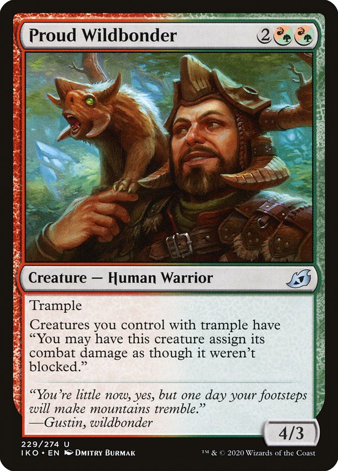 Proud Wildbonder [Ikoria: Lair of Behemoths] (229)