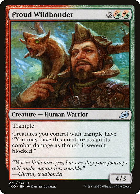 Proud Wildbonder [Ikoria: Lair of Behemoths] (229)