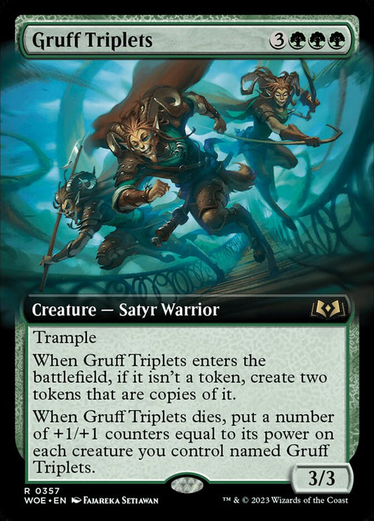 Gruff Triplets [Wilds of Eldraine] (357)