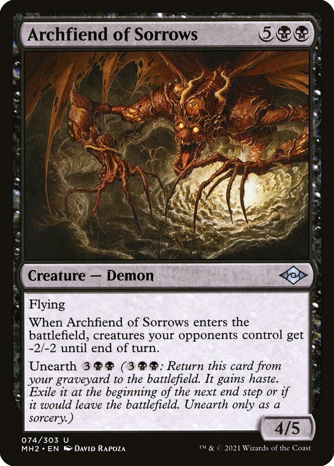 Archfiend of Sorrows [Modern Horizons 2] (74)