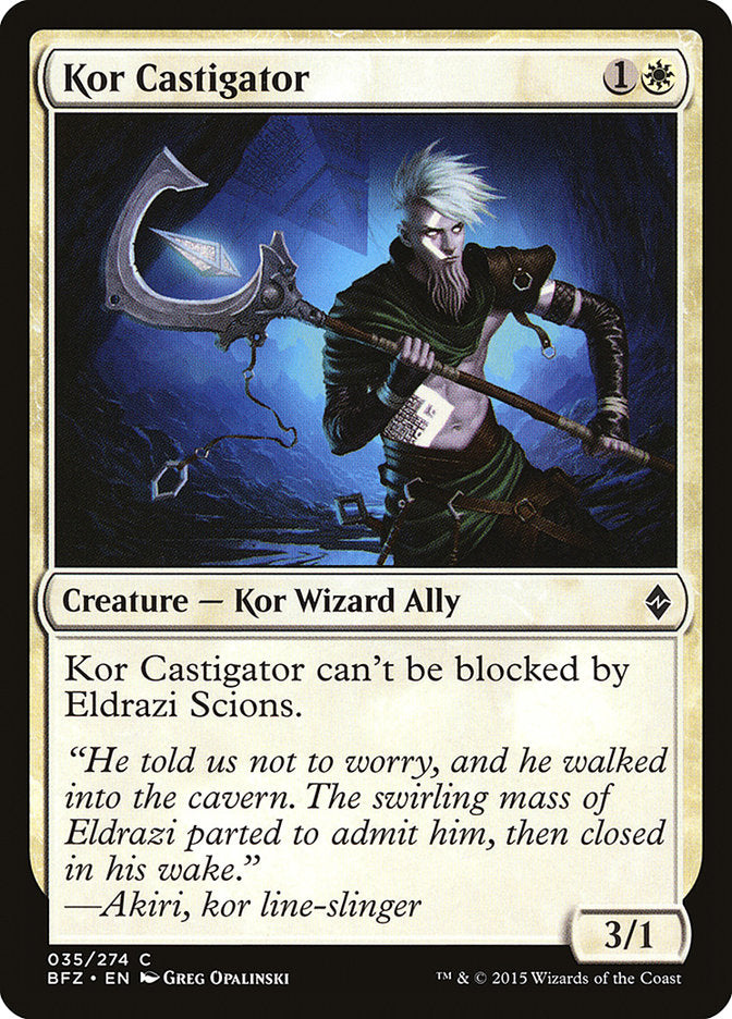 Kor Castigator [Battle for Zendikar] (35)