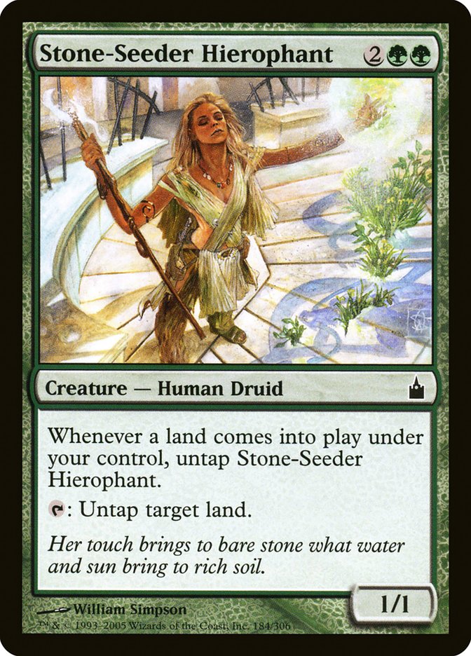 Stone-Seeder Hierophant [Ravnica: City of Guilds] (184)