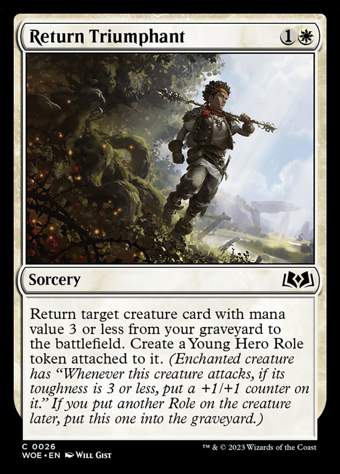 Return Triumphant [Wilds of Eldraine] (26)