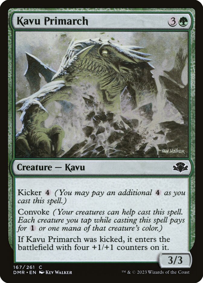 Kavu Primarch [Dominaria Remastered] (167)