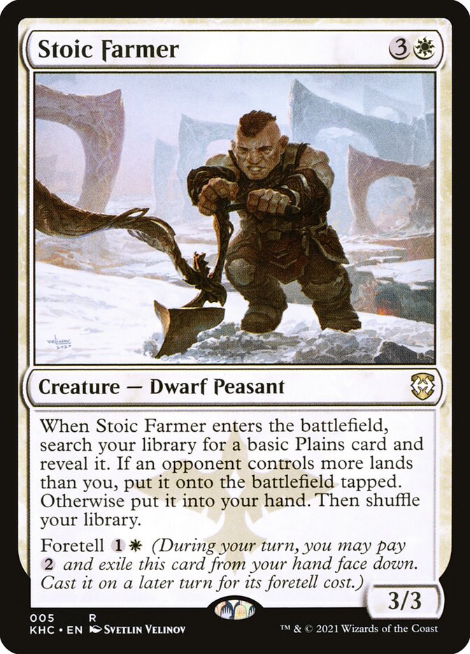 Stoic Farmer [Kaldheim Commander] (5)