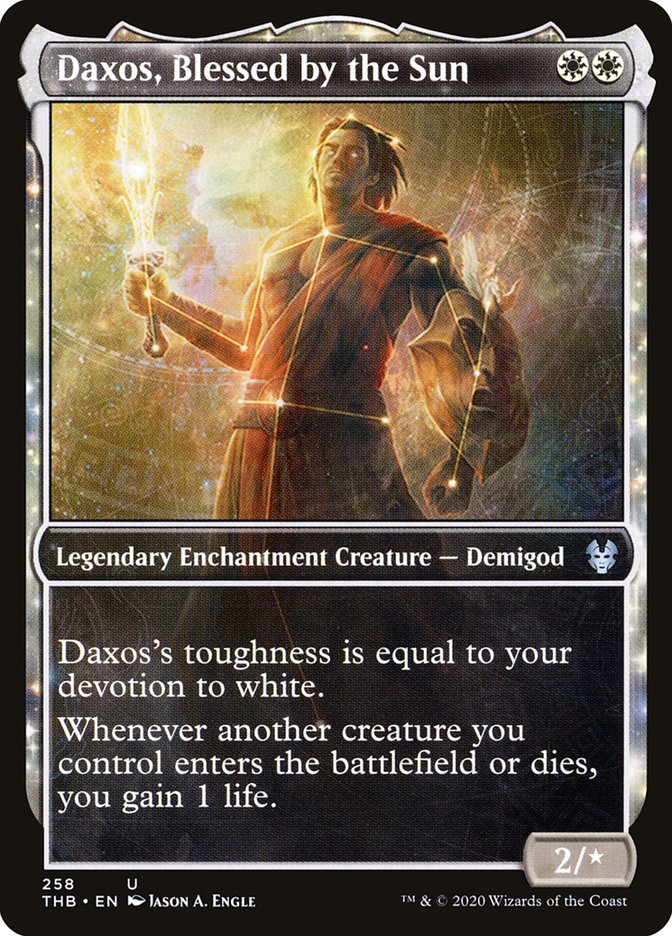 Daxos, Blessed by the Sun [Theros Beyond Death Variants] (258)