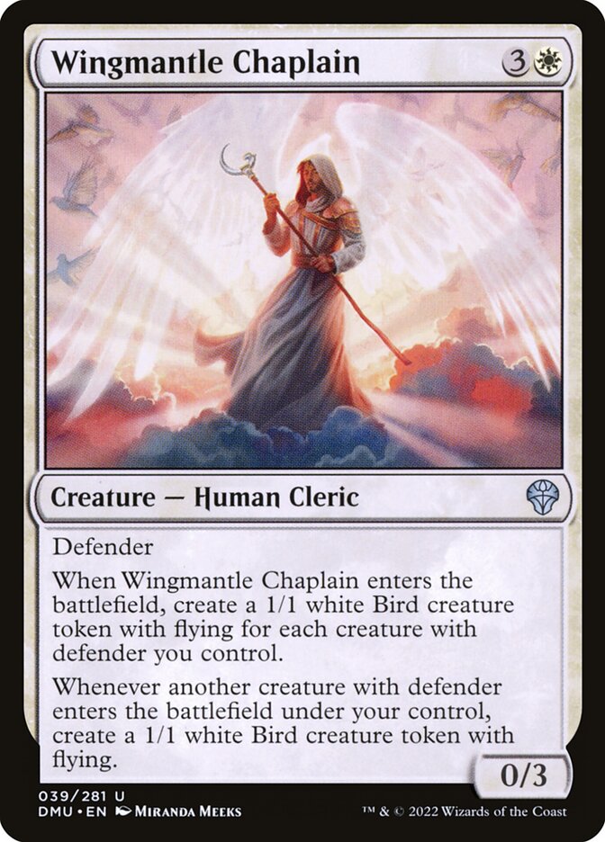 Wingmantle Chaplain [Dominaria United] (39)