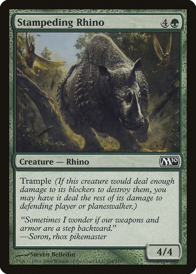Stampeding Rhino [Magic 2010] (204)