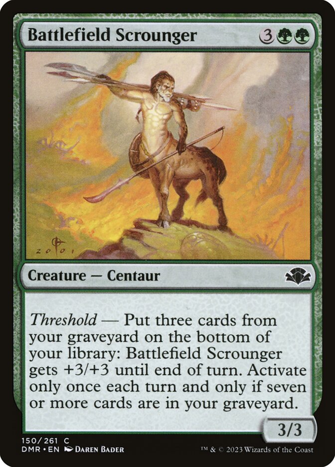 Battlefield Scrounger [Dominaria Remastered] (150)