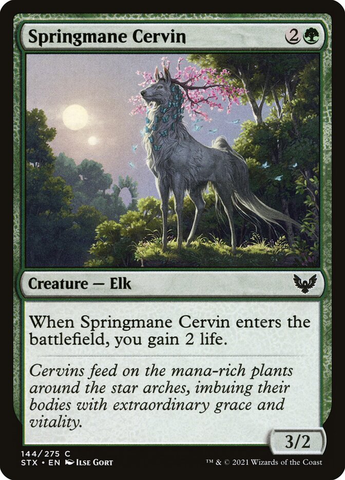 Springmane Cervin [Strixhaven: School of Mages] (144)