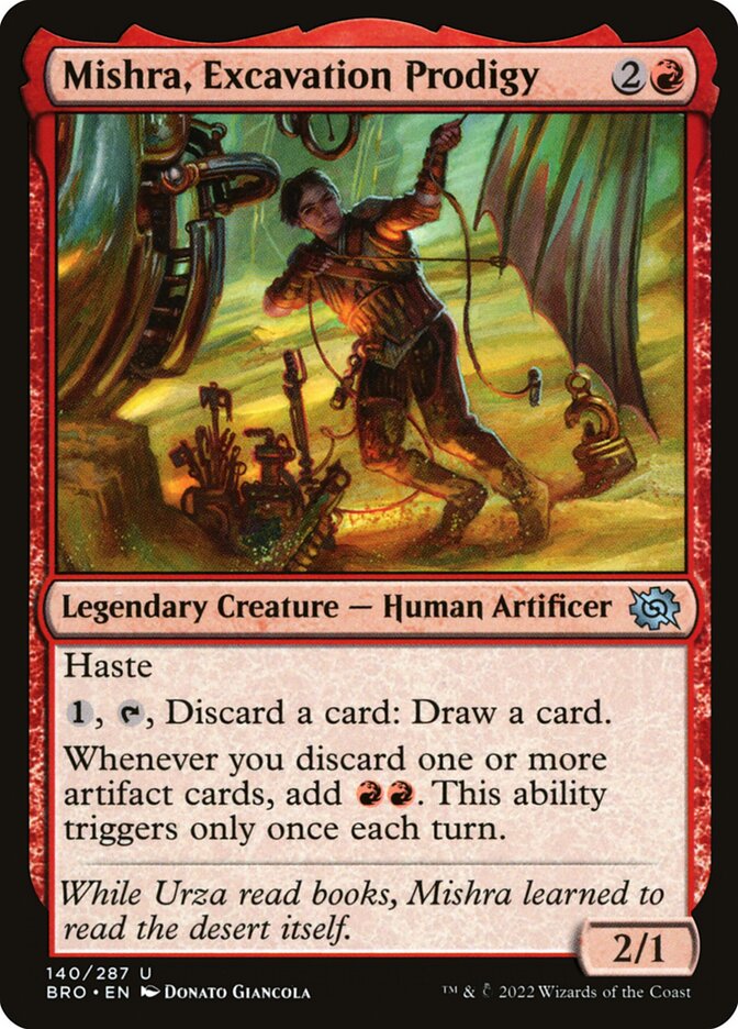 Mishra, Excavation Prodigy [The Brothers' War] (140)