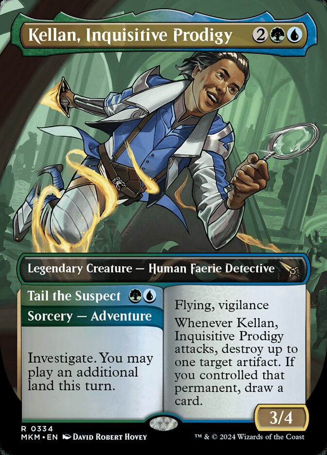 Kellan, Inquisitive Prodigy // Tail the Suspect [Murders at Karlov Manor] (334)