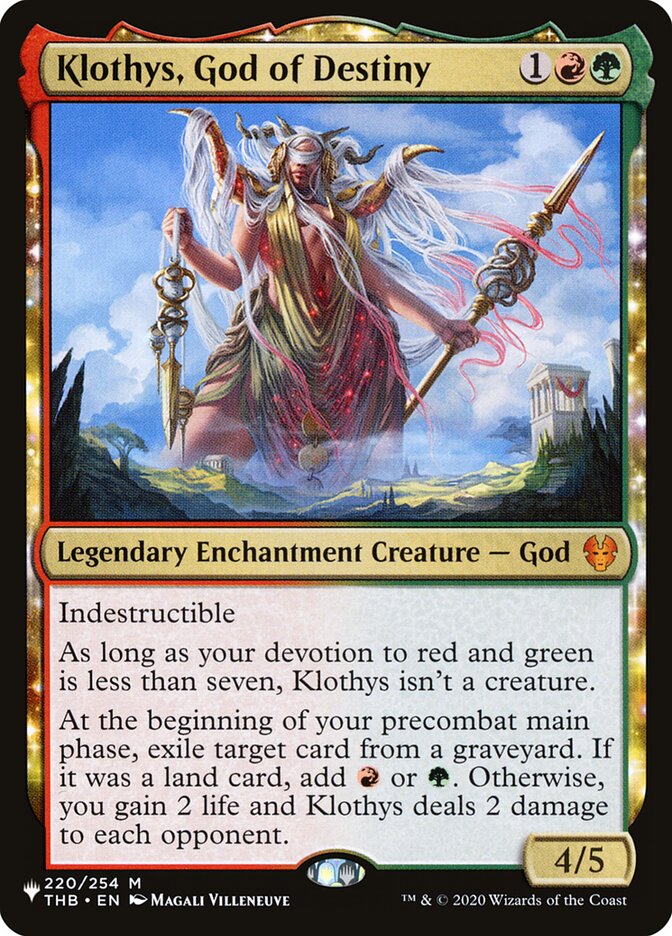 Klothys, God of Destiny [The List] (THB-220)