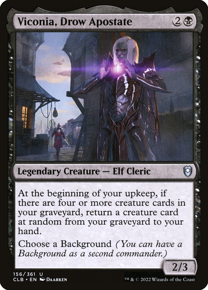 Viconia, Drow Apostate [Commander Legends: Battle for Baldur's Gate] (156)