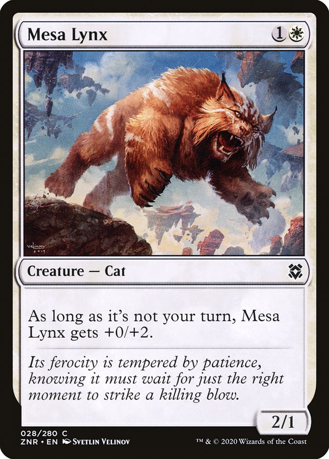 Mesa Lynx [Zendikar Rising] (28)