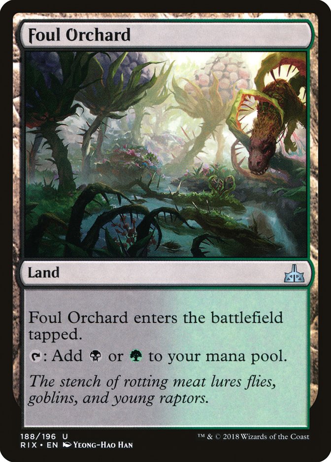 Foul Orchard [Rivals of Ixalan] (188)