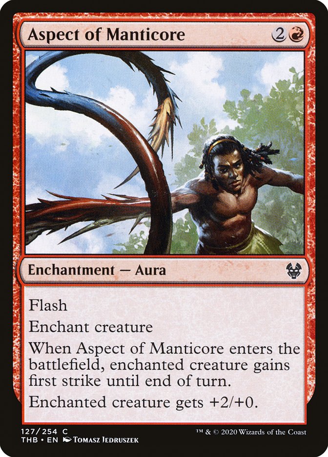 Aspect of Manticore [Theros Beyond Death] (127)