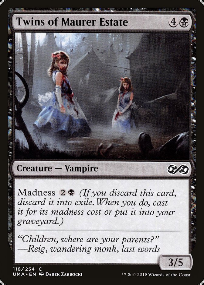 Twins of Maurer Estate [Ultimate Masters] (118)