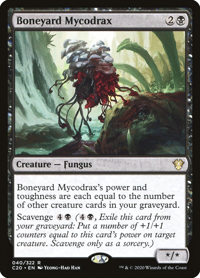 Boneyard Mycodrax [Commander 2020] (40)