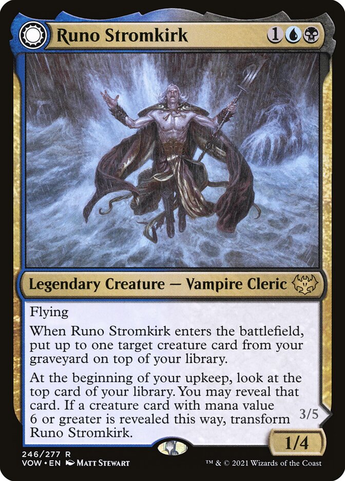 Runo Stromkirk // Krothuss, Lord of the Deep [Innistrad: Crimson Vow] (246)