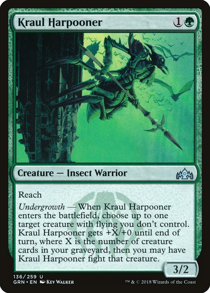 Kraul Harpooner [Guilds of Ravnica] (136)