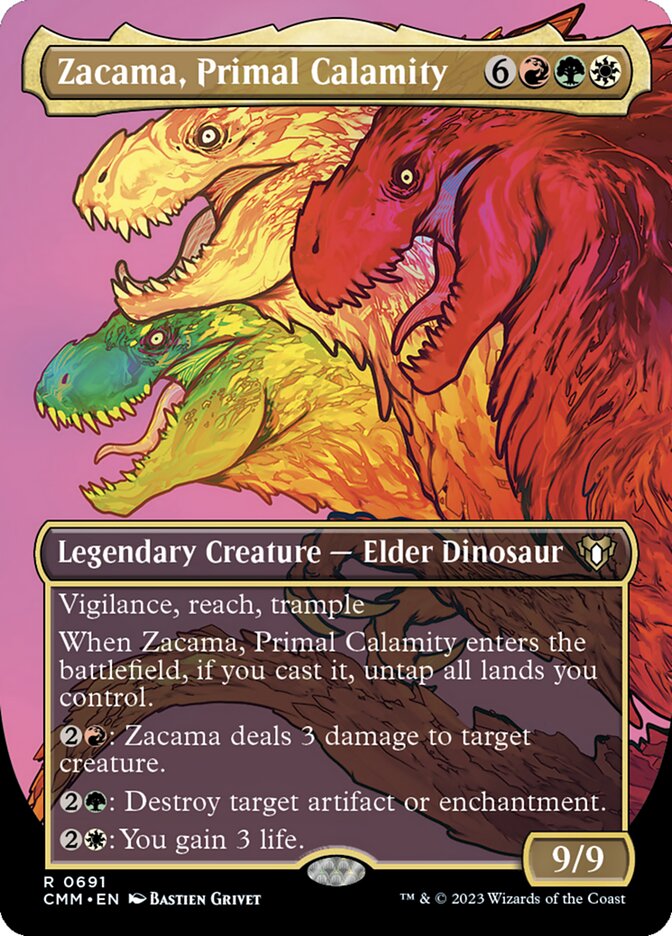 Zacama, Primal Calamity [Commander Masters] (691)
