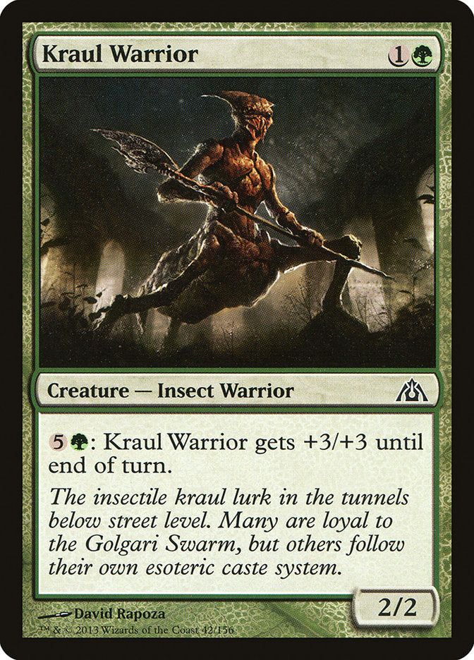 Kraul Warrior [Dragon's Maze] (42)