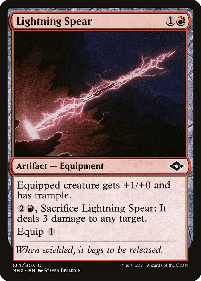 Lightning Spear [Modern Horizons 2] (134)