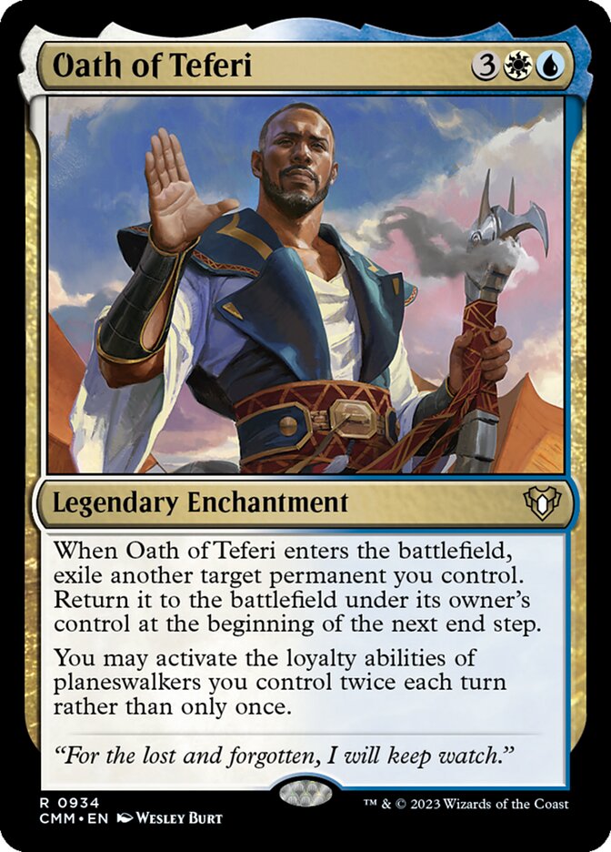 Oath of Teferi [Commander Masters] (934)