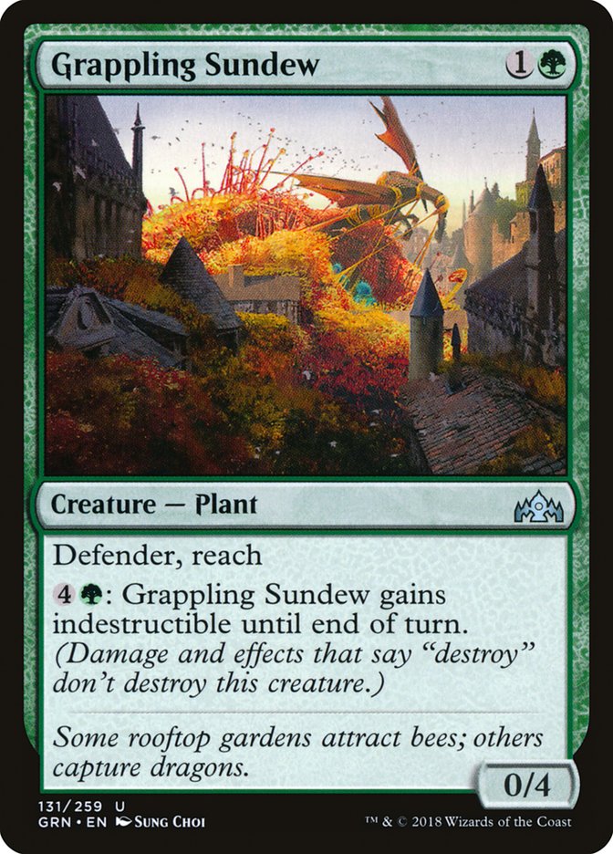 Grappling Sundew [Guilds of Ravnica] (131)