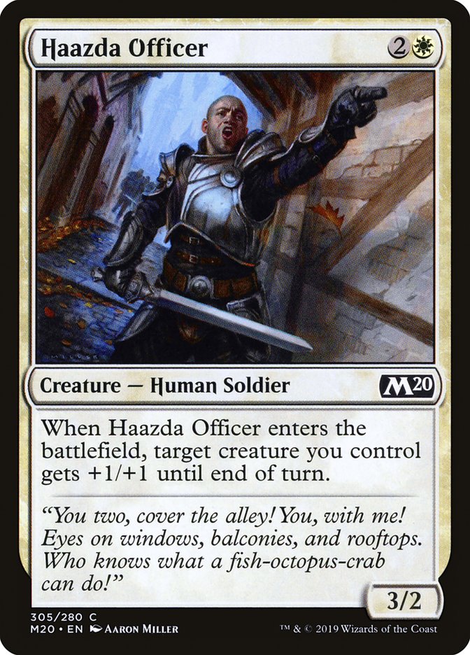 Haazda Officer [Core Set 2020] (305)
