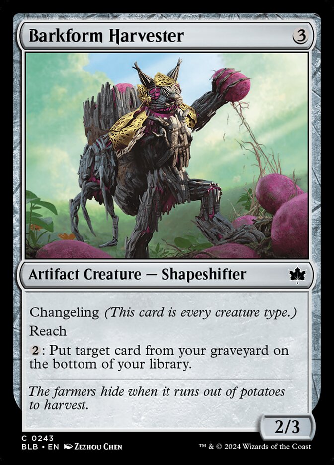 Barkform Harvester [Bloomburrow] (243)