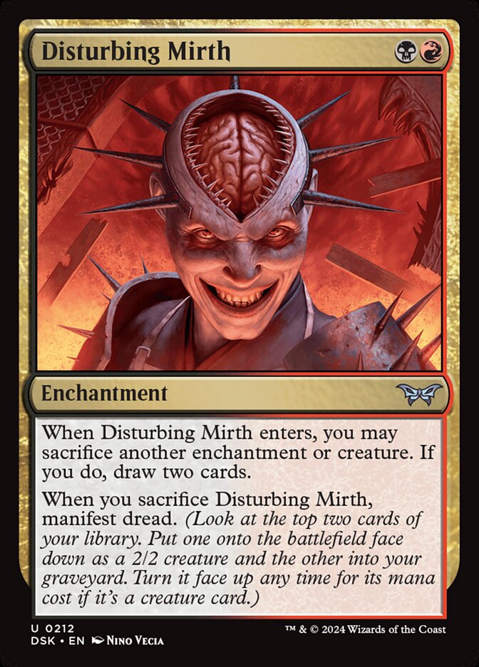 Disturbing Mirth [Duskmourn: House of Horror] (212)
