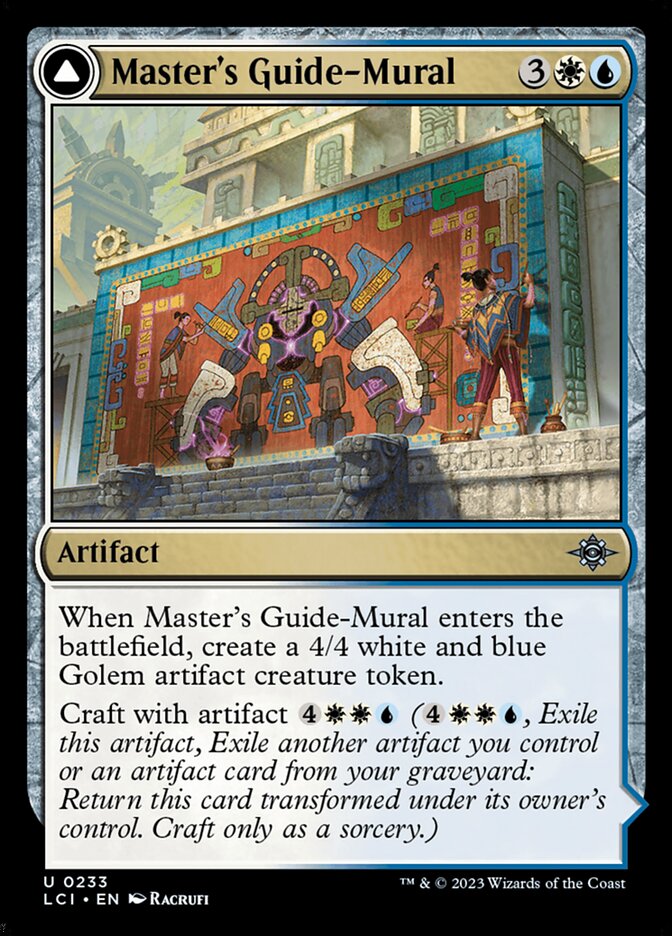 Master's Guide-Mural // Master's Manufactory [The Lost Caverns of Ixalan] (233)
